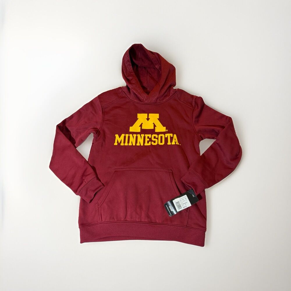 Gen2 Minnesota Golden Gophers Hoodie Youth M 10-12 Maroon NCAA NWT